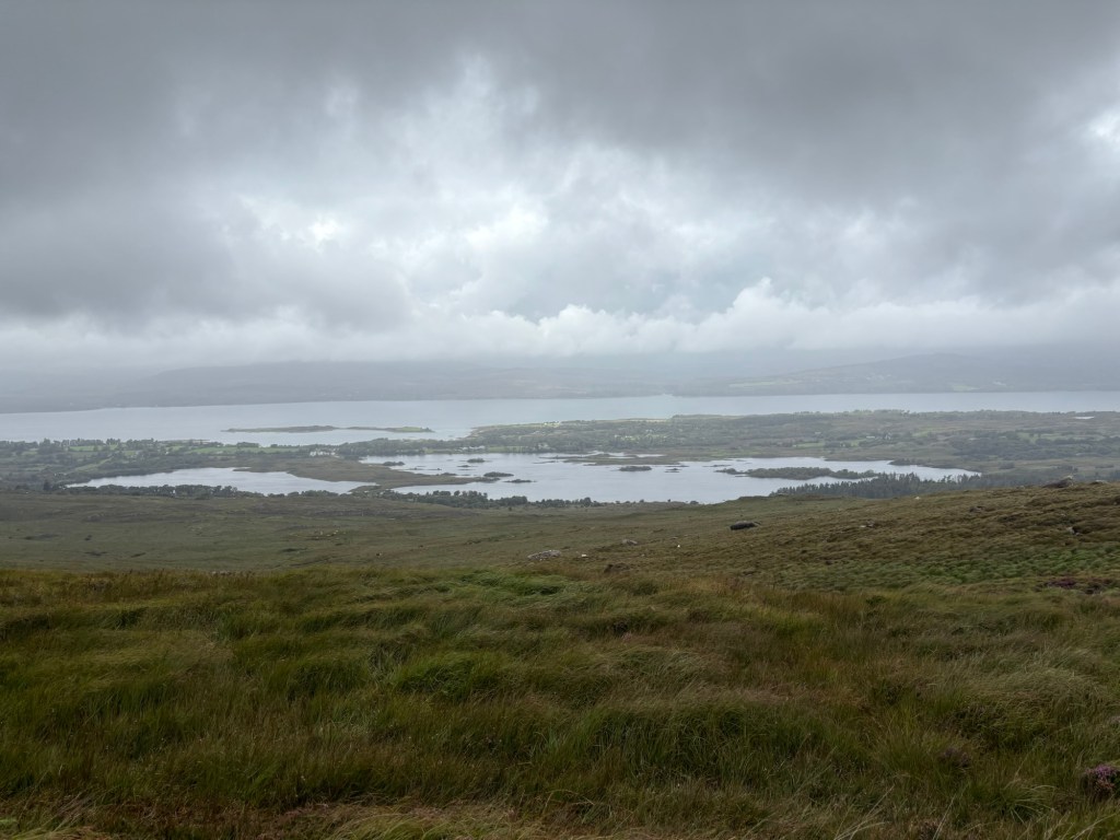 Clouds over a bay
